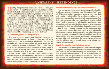 Unhealthy Independence
